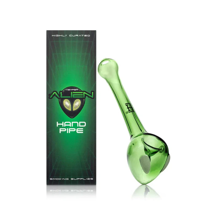 Hemper Alien Glass Hand Pipe – 5½″
