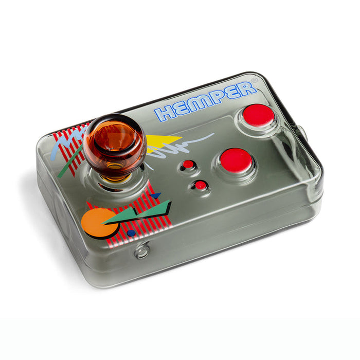 Hemper 4″ Totally Rad Arcade Controller Glass Hand Pipe