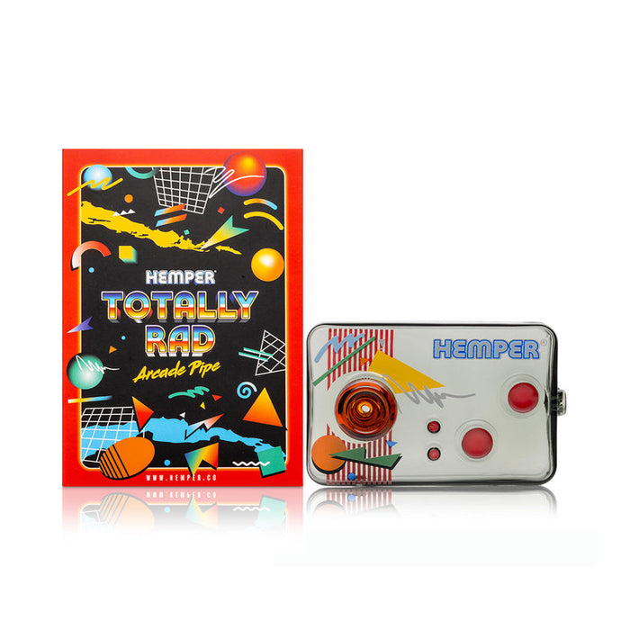 Hemper 4″ Totally Rad Arcade Controller Glass Hand Pipe