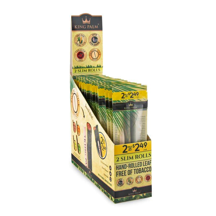 King Palm Slim Size 2pk Leaf Tubes - 20ct