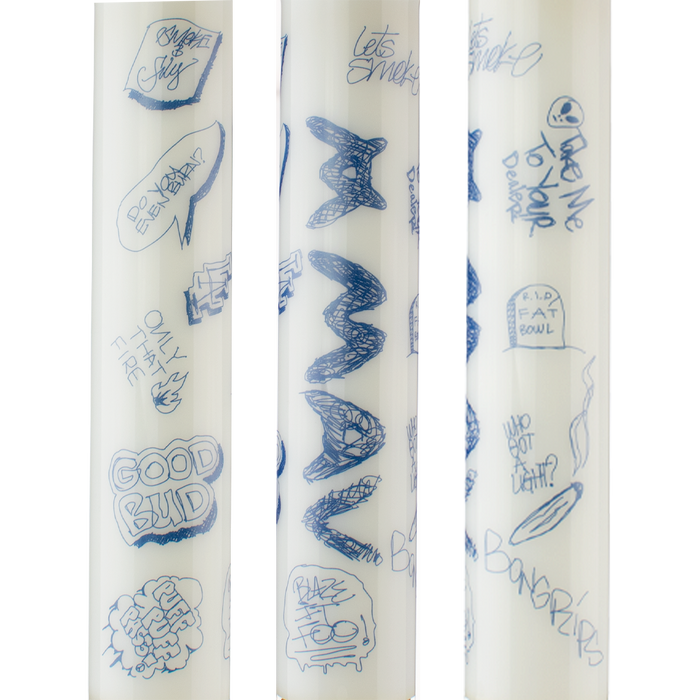 Doodle 18" Full Color Beaker Bong