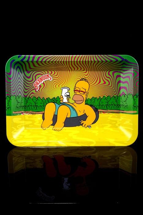 Small Art Metal Rolling Tray – 7″ × 5″ – Select Design