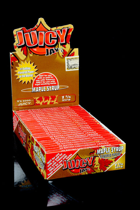 Juicy Jay’s 1¼ Flavored Rolling Papers – 24-Count Display