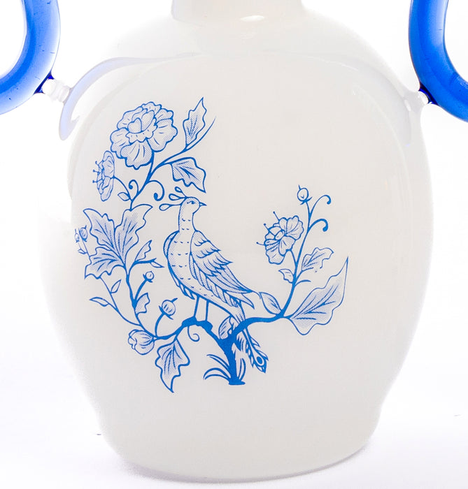 Porcelain Designed Glass Bong