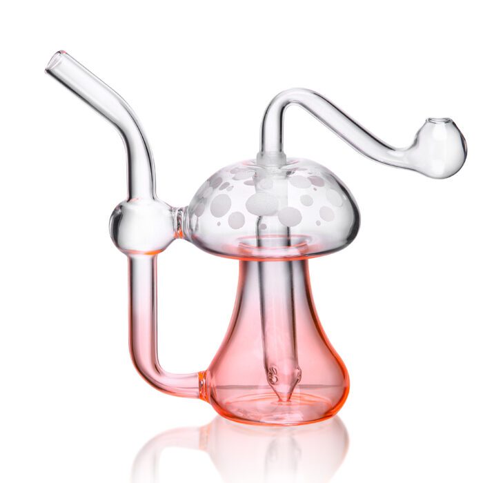 1Stop Glass 5 inch Mushroom Hand Pipe