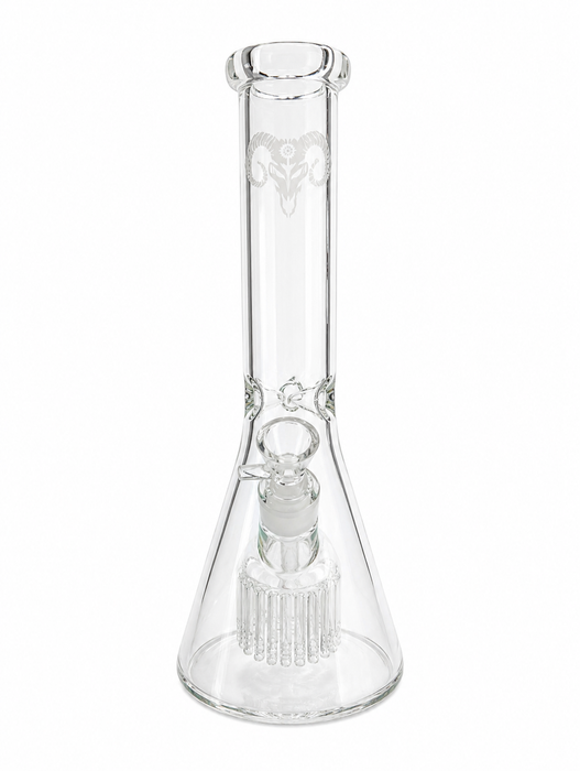 Golden goat beaker with built in percolator