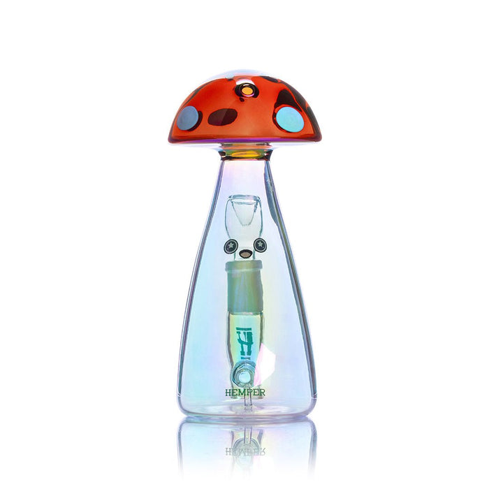 Hemper Trippy Shroom Glass Water Pipe