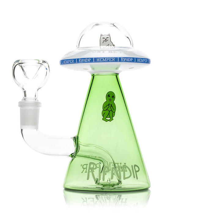 Hemper RIPNDIP x HEMPER Nermal UFO Glass Water Pipe