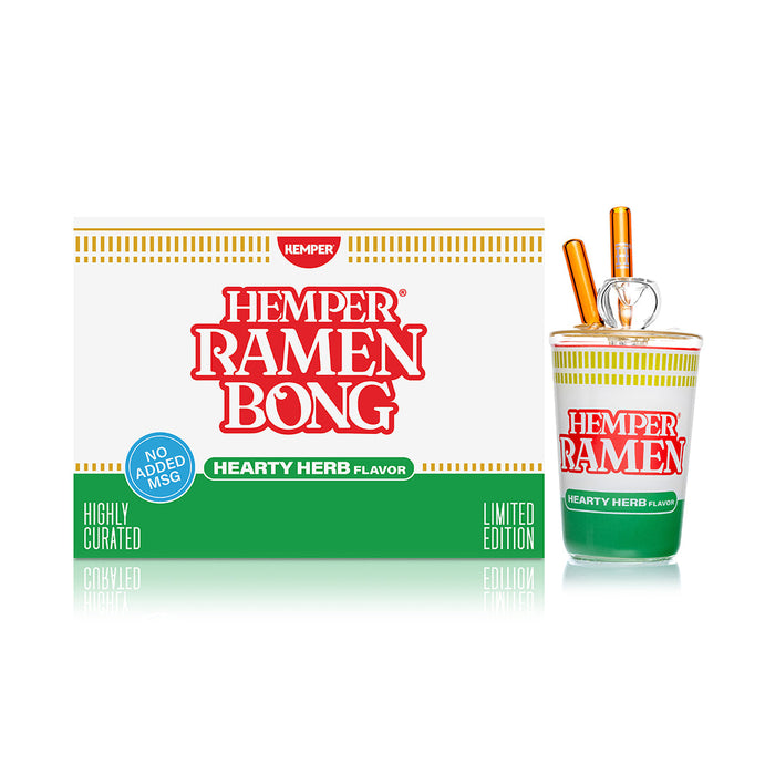 Hemper Ramen Cup Glass Water Pipe