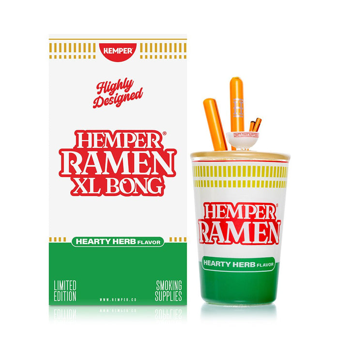 Hemper Ramen Cup Glass Water Pipe