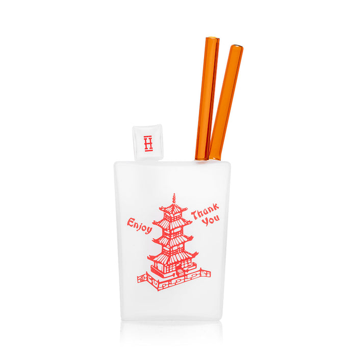 Hemper Chinese Takeout Glass Water Pipe