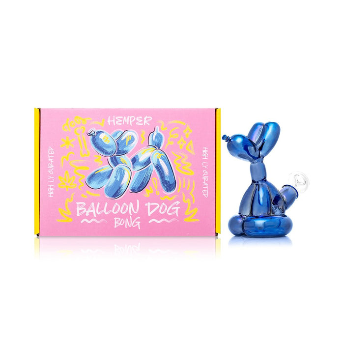Hemper Balloon Dog Glass Water Pipe