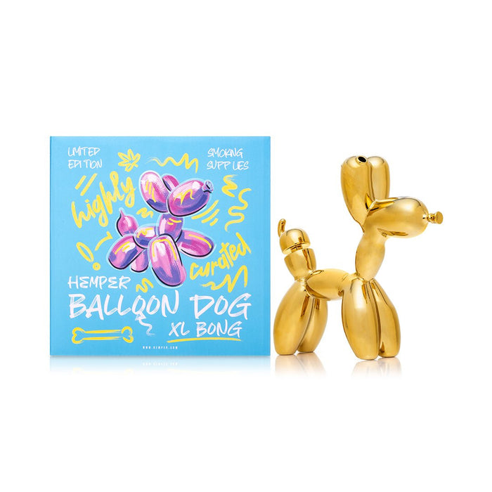 Hemper Balloon Dog Glass Water Pipe