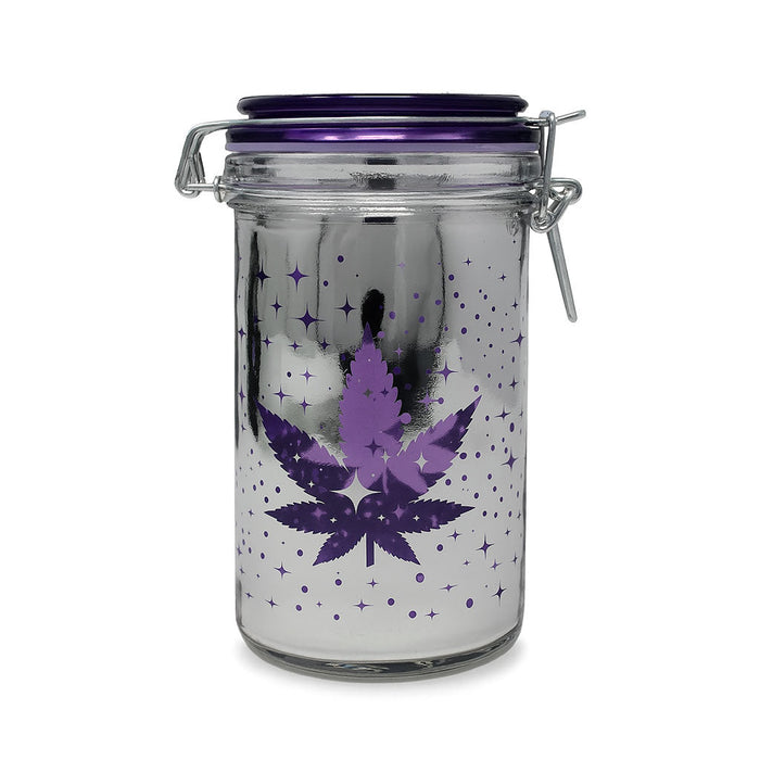 AIRTIGHT PURPLE LEAF GALAXY - STASH JAR