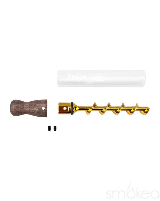 7 Pipe Twisty Glass Blunt Wood