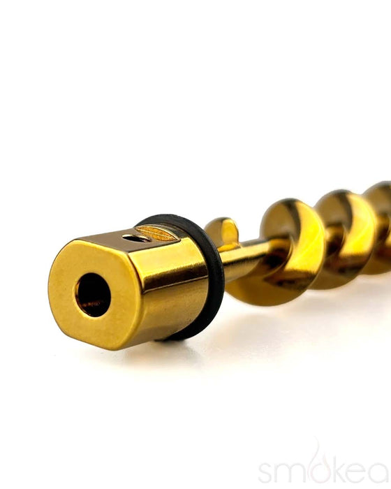 7 Pipe Twisty Glass Blunt Wood