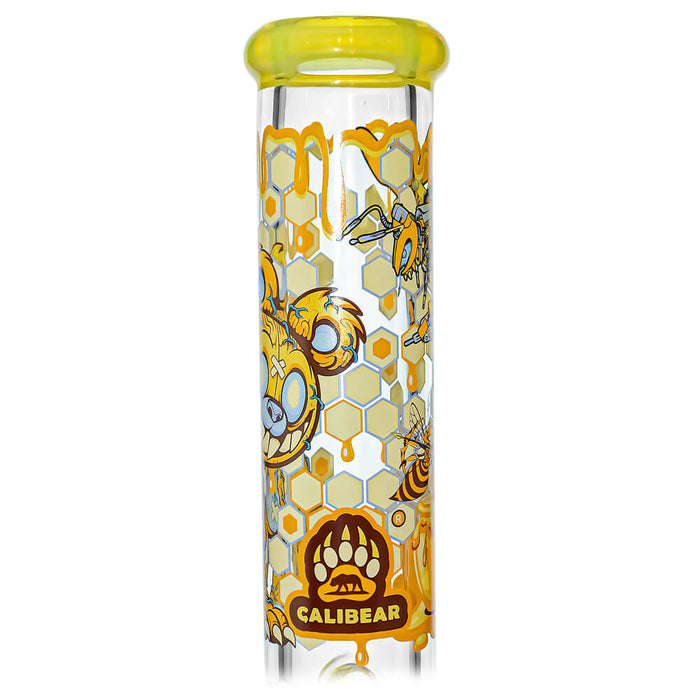 7mm Thick Glass Beaker Water Pipe Combo Box | Calibear Illustrated Series