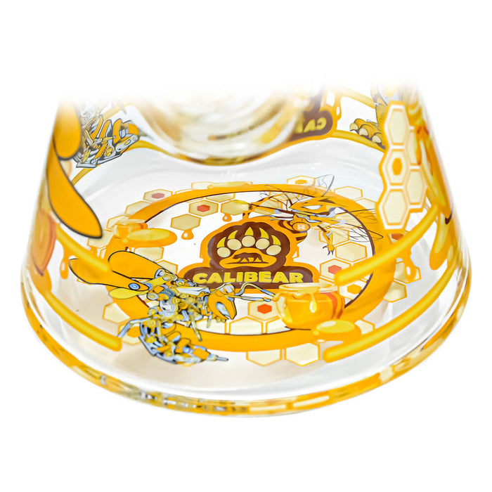 7mm Thick Glass Beaker Water Pipe Combo Box | Calibear Illustrated Series