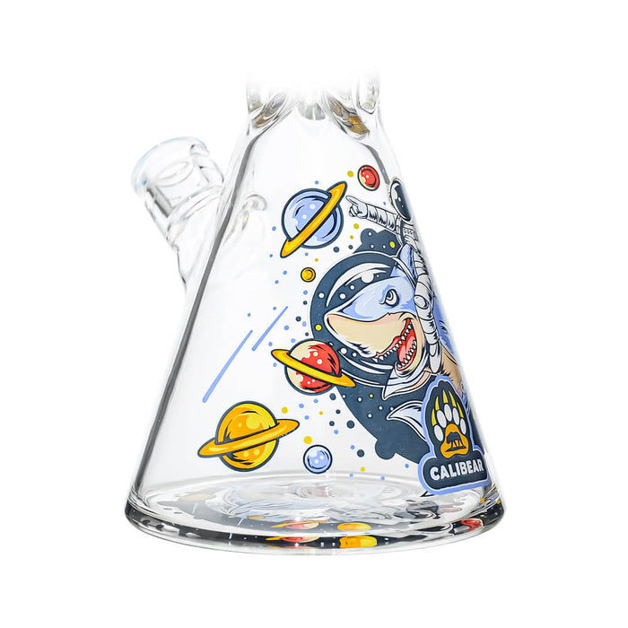7mm Thick Glass Beaker Water Pipe Combo Box | Calibear Illustrated Series