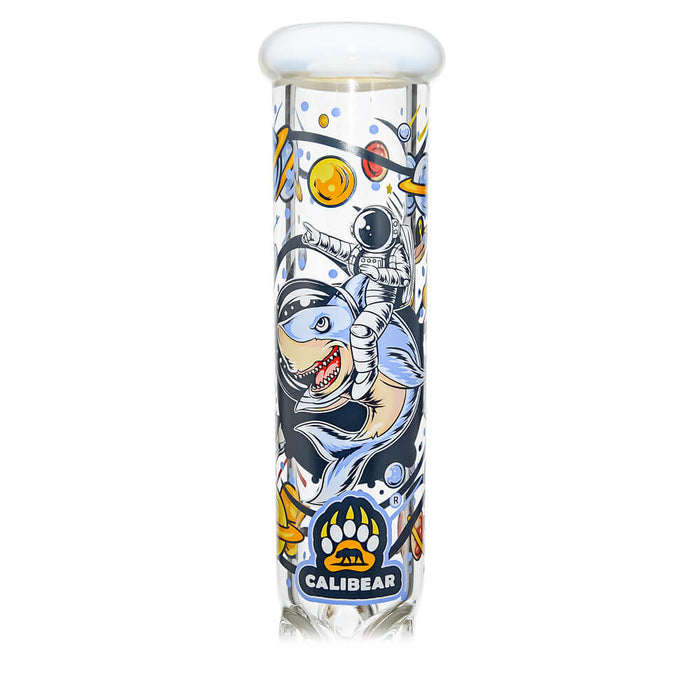 7mm Thick Glass Beaker Water Pipe Combo Box | Calibear Illustrated Series