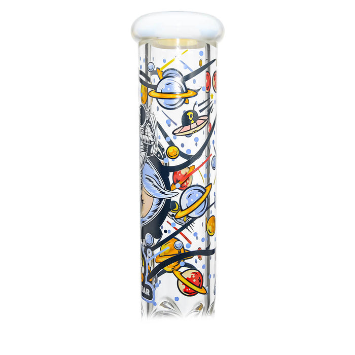 7mm Thick Glass Beaker Water Pipe Combo Box | Calibear Illustrated Series