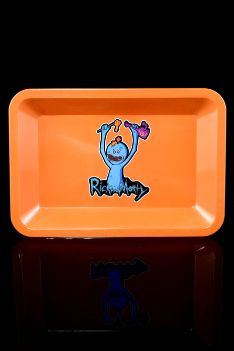 Small Art Metal Rolling Tray – 7″ × 5″ – Select Design