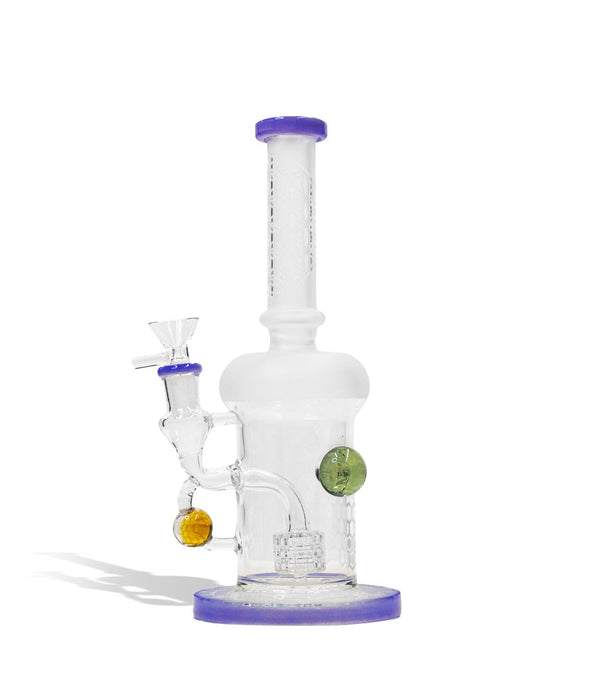 9 Inch Water Pipe with Honey Comb Perc and 14mm Funnel Bowl