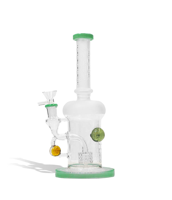 9 Inch Water Pipe with Honey Comb Perc and 14mm Funnel Bowl