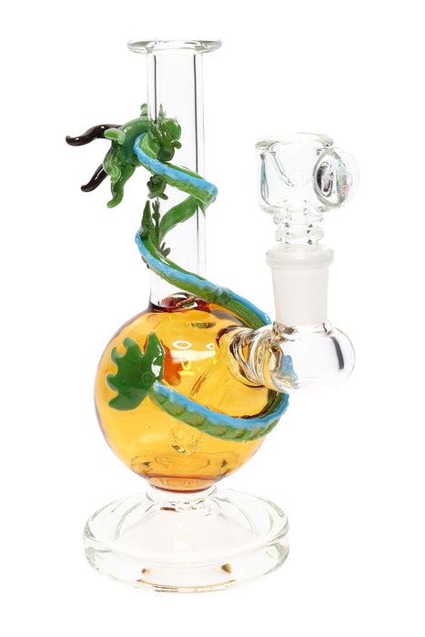 Empire Glassworks “Dragon Sphere” Glass Mini Rig – 6½″ – US-Made