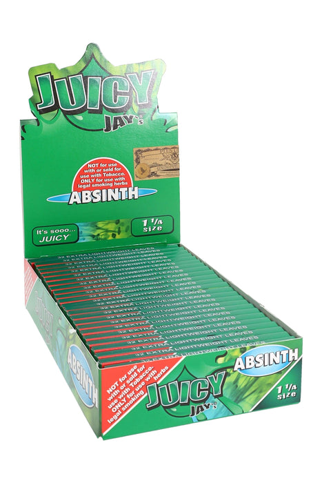 Juicy Jay’s 1¼ Flavored Rolling Papers – 24-Count Display