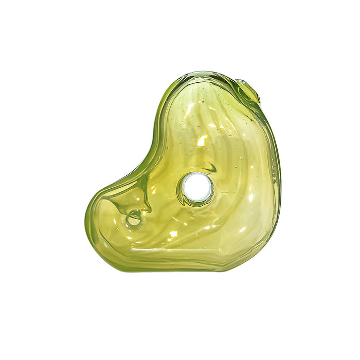 Calibear Abstract Handmade Glass Hand Pipe