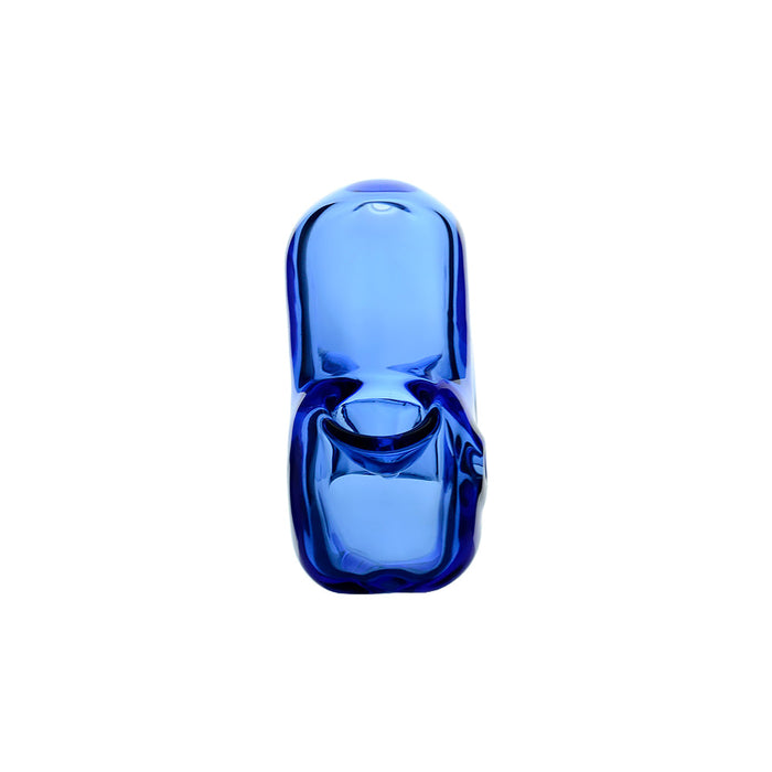 Calibear Abstract Handmade Glass Hand Pipe