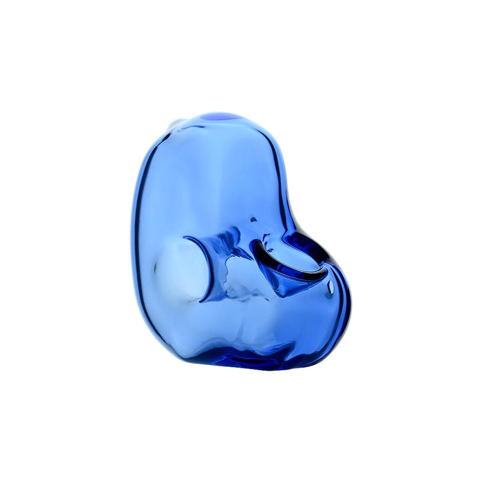 Calibear Abstract Handmade Glass Hand Pipe