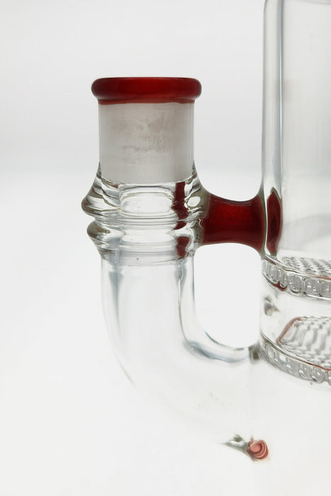 TAG - 8.25" Double Honeycomb Ash Catcher w/ Recycling E.C. 50x5MM (18MM Male to 18MM Female)