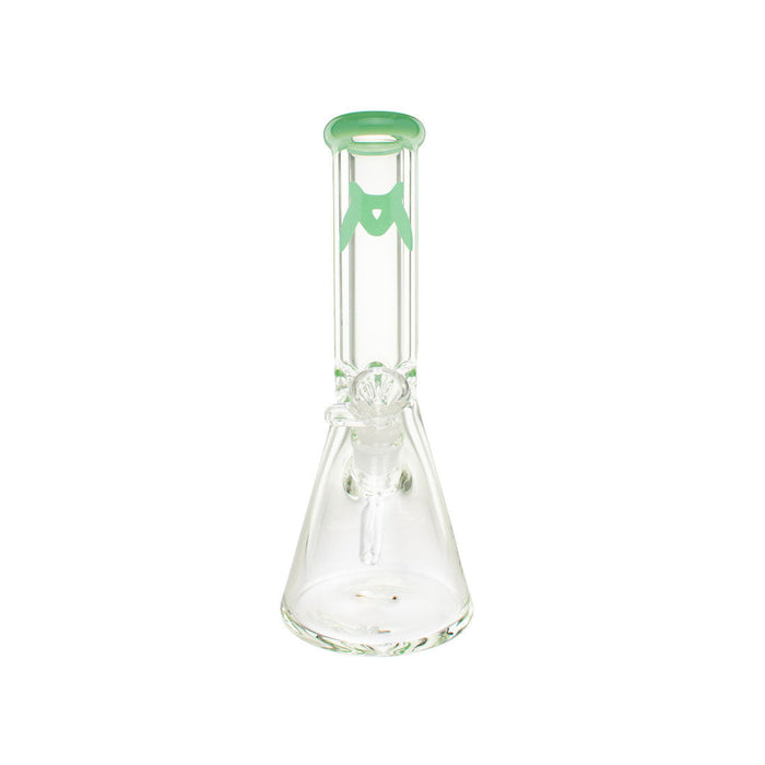 12" x 9mm Classic Beaker Bong Color Accent sea foam
