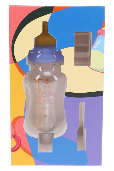 Glass Bottle Dab Straw “Shroom Flask” – Mushroom Perc – 5½″ – Assorted Colors
