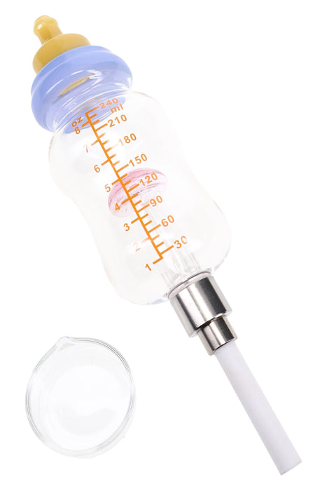 Glass Bottle Dab Straw “Shroom Flask” – Mushroom Perc – 5½″ – Assorted Colors