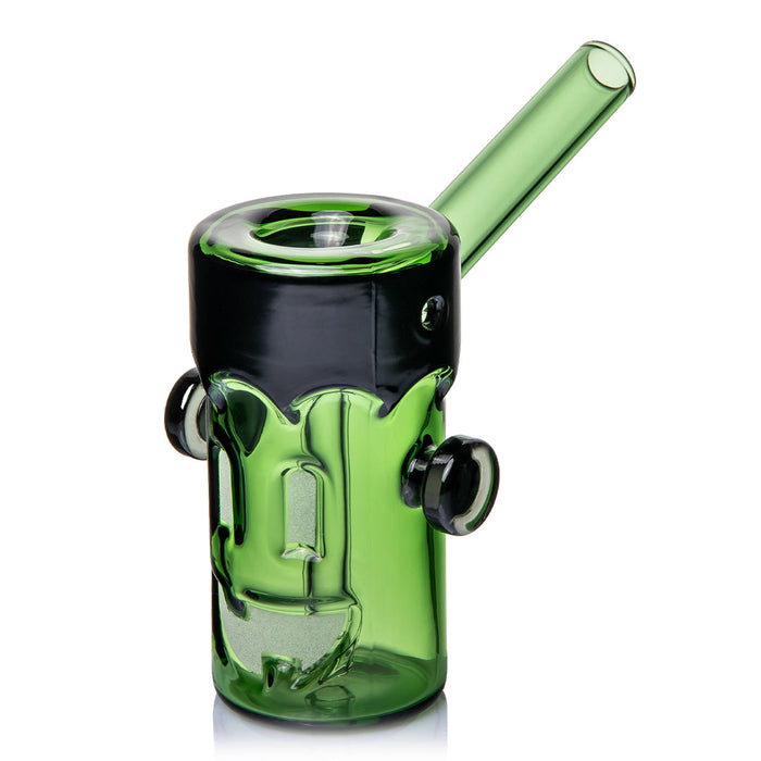 MJ Arsenal Frankenbubbler Glass Bubbler – Glow-in-the-Dark – 4½″