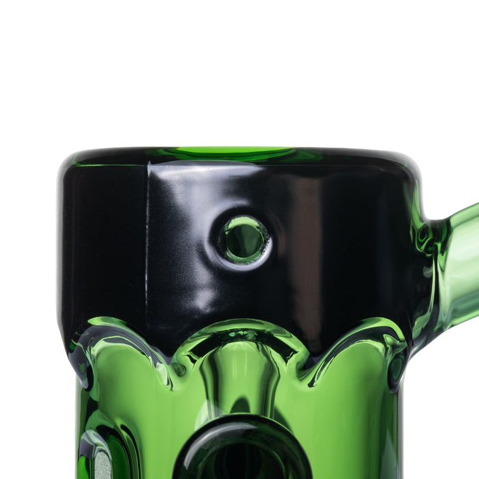 MJ Arsenal Frankenbubbler Glass Bubbler – Glow-in-the-Dark – 4½″