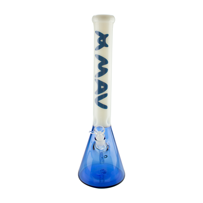 18" Color Float sleeve Beaker Bong