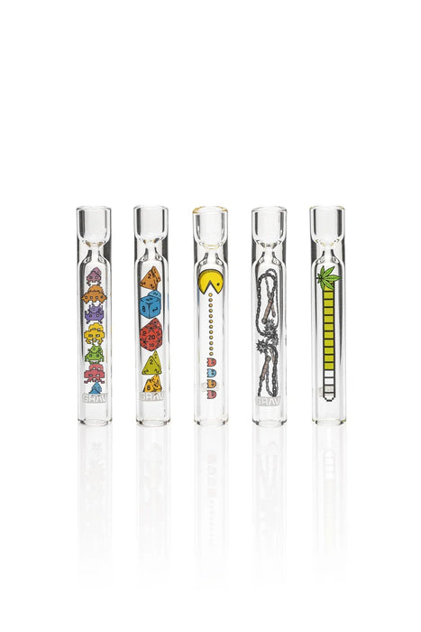 GRAV 12 mm Graphic Tasters – Games – 5-Pack – Assorted