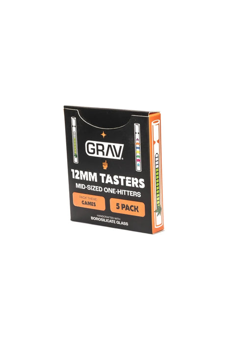GRAV 12 mm Graphic Tasters – Games – 5-Pack – Assorted