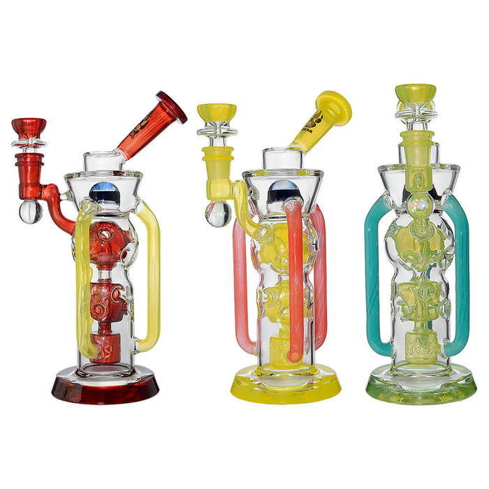 Calibear Colorflow Art Series Recycler Dab Rig