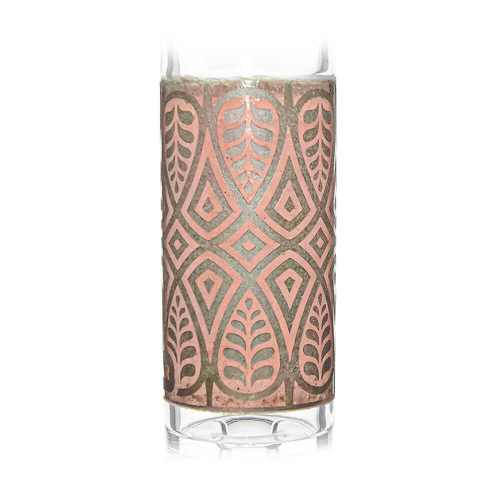 CALIBEAR ETCHED GEOMETRIC BEAKER WATER PIPE