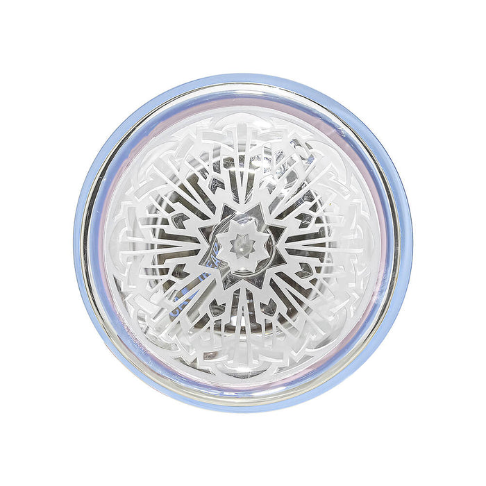 CALIBEAR ETCHED GEOMETRIC BEAKER WATER PIPE