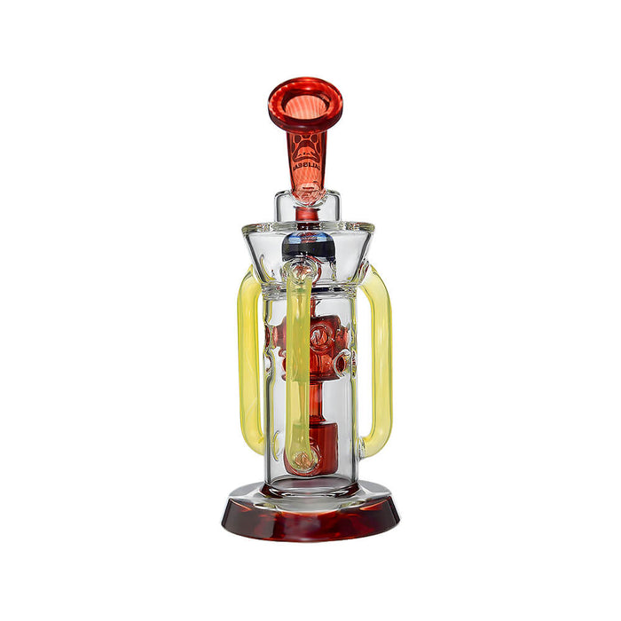 Calibear Infinity Recycler Dab Rig | 8" Borosilicate Glass Rig with Internal Perc & Recycler System