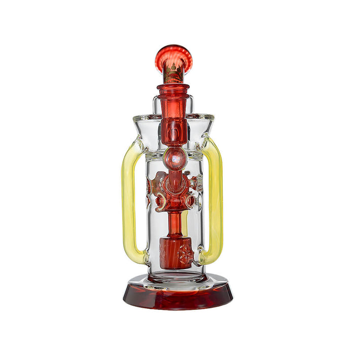 Calibear Infinity Recycler Dab Rig | 8" Borosilicate Glass Rig with Internal Perc & Recycler System