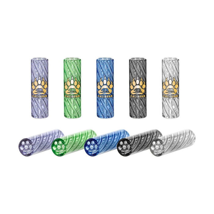 Spiral Airflow Glass Filter Tips | Calibear