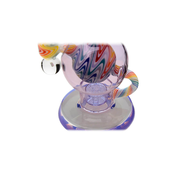 CALIBEAR HEADY WIGWAG BALL RIG WITH ENCASED OPAL FLOWER OF LIFE PERC