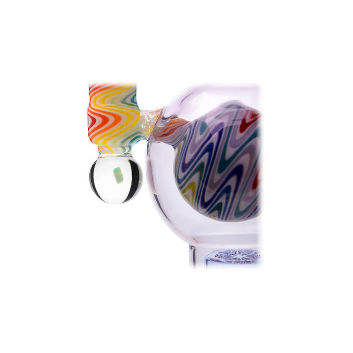 CALIBEAR HEADY WIGWAG BALL RIG WITH ENCASED OPAL FLOWER OF LIFE PERC